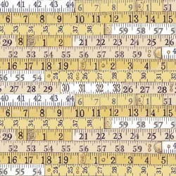 Haberdashery - Tape Measure - yellow